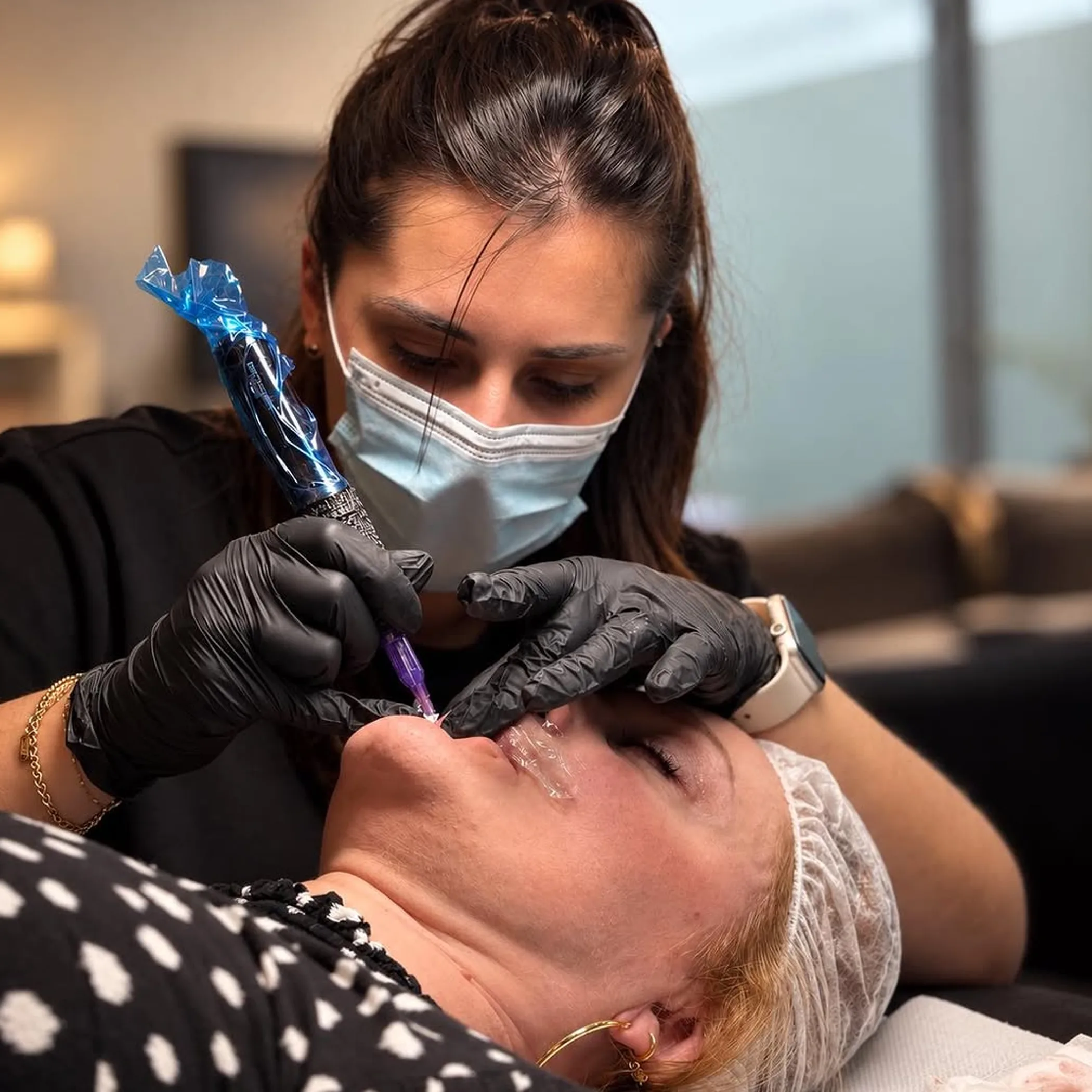 permanent makeup eyebrow work